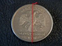 Лот: 12051122. Фото: 2. 5 руб. - "перевертышь" 45*. Монеты
