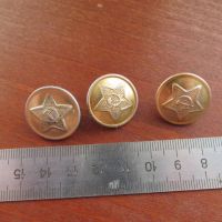 Лот: 25789657. Фото: 3. Пуговица китель, шинель 3 шт... Коллекционирование, моделизм