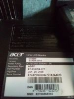Лот: 13790223. Фото: 2. Широкий монитор ACER 19 дюймов... Мониторы, проекторы