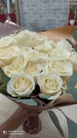Лот: 4508754. Фото: 3. Букет 15 белая Эквадорская роза... Сувениры, подарки
