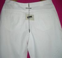 Лот: 1460886. Фото: 2. белые летние женские брюки (хлопок... Женская одежда