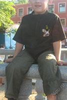 Лот: 2188148. Фото: 3. Рубашка черная,очень стильная. Дети растут