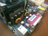 Лот: 4628137. Фото: 3. Материнская плата foxconn pc 661m04-mx-6l... Компьютеры, оргтехника, канцтовары