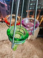 Лот: 25736790. Фото: 2. ПОДСвечники подвесные стекло металл... Предметы интерьера