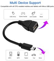 Лот: 18684403. Фото: 2. Mini USB - OTG кабель переходник... Аксессуары