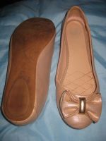 Лот: 10096599. Фото: 5. Золотистые балетки с бантом 37...