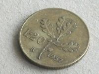 Лот: 17886413. Фото: 4. Монета 20 лир Италия 1957 Флора... Красноярск
