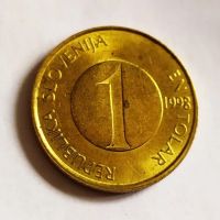 Лот: 25375570. Фото: 2. Словения 1 толар 1998. Монеты