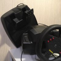 Лот: 10635855. Фото: 2. Руль Logitech MOMO Racing на пк. Комплектующие