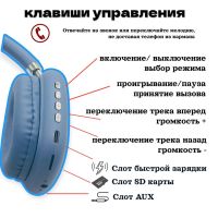 Лот: 25795466. Фото: 5. BLUETOOTH ГАРНИТУРА MZ-09 Blue