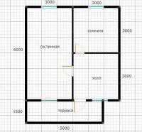 Лот: 15219758. Фото: 6. Каркасный дом 6х6 с террасой 1...