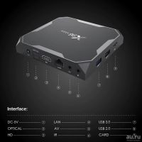 Лот: 13689401. Фото: 2. TV-приставка, TV Box X96 Max(4Gb... ТВ и видео