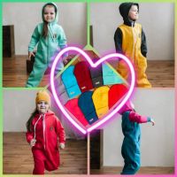 Лот: 11406075. Фото: 2. Утепленный комбинезон + шапочка... Одежда и аксессуары