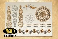 Лот: 6573371. Фото: 3. Флэш тату, Flash tattoo, металлические... Красота и здоровье