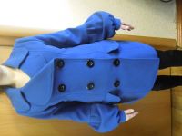 Лот: 5084535. Фото: 3. пальто синее красивое.48р. Одежда, обувь, галантерея