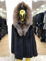 Лот: 11367634. Фото: 2. Шуба Норковая с лисой Р 46/48... Женская одежда