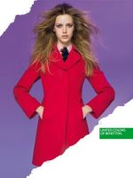 Лот: 3409584. Фото: 2. Стильное Пальто Benetton шерсть... Женская одежда