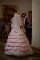 Лот: 6731730. Фото: 3. Яркое Свадебное платье 44-46 р. Одежда, обувь, галантерея