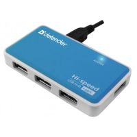 Лот: 4423054. Фото: 3. USB Разветвитель Defender Quadro... Компьютеры, оргтехника, канцтовары