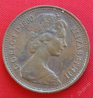 Лот: 1589141. Фото: 2. (№751-3/LF) 1 пенс 1980 (Англия... Монеты