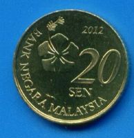 Лот: 9974267. Фото: 2. Малайзия 20 сен 2012 (601). Монеты