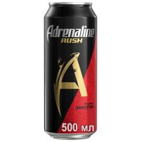 Лот: 16703474. Фото: 2. Энергетический напиток Adrenaline... Продукты
