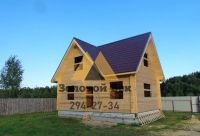 Лот: 15756380. Фото: 4. Дом 6х9 с мансардой из строганного... Красноярск