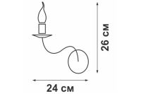 Лот: 24379072. Фото: 5. Светильник настенный VITALUCE...
