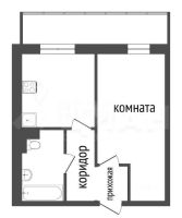 Лот: 25851332. Фото: 9. 1-комн. квартира , Красноярск...