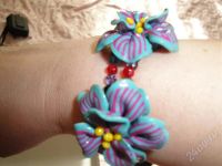 Лот: 329452. Фото: 2. Изделия из полимерной глины,браслет... Ювелирные изделия, бижутерия, часы