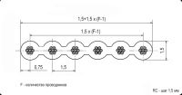 Лот: 19387896. Фото: 2. Шлейф RC, шаг=1.5мм, 10контактов... Комплектующие