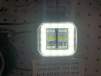 Лот: 18234561. Фото: 3. Фара светодиодная 20W 6000K 12V... Авто, мото, водный транспорт