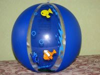 Лот: 376597. Фото: 2. Надувной мяч "Океан" (синий). Игрушки