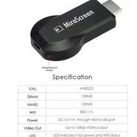 Лот: 9678053. Фото: 4. Новый WiFi медиаплеер Mirascreen... Красноярск