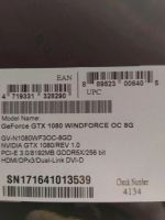 Лот: 15658372. Фото: 3. GeForce GTX 1080 Windforce OC... Компьютеры, оргтехника, канцтовары