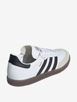 Лот: 25513420. Фото: 3. Кеды мужские Adidas Samba, Белый. Одежда, обувь, галантерея