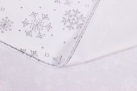 Лот: 21358658. Фото: 4. Ткань белая со снежинками, новогодняя... Красноярск