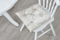 Лот: 23681325. Фото: 2. Подушка-сидушка с тафтингом Linen... Домашний текстиль