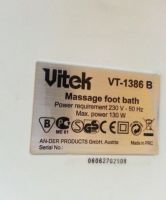 Лот: 4637028. Фото: 5. Гидромассажная ванна для ног Vitek...