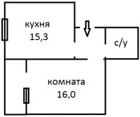 Лот: 10979530. Фото: 7. аренда 1-комнатной квартиры, Дубенского...