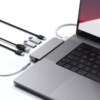 Лот: 21438471. Фото: 3. USB-хаб Satechi Pro Hub Mini... Компьютеры, оргтехника, канцтовары
