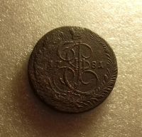 Лот: 17411824. Фото: 2. 5 копеек 1781 года. Екатерина... Монеты