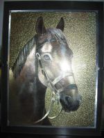 Лот: 9524806. Фото: 3. Портрет лошади голограмма Европа. Домашний быт