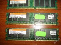 Лот: 2242586. Фото: 3. 4 планки памяти DDR по 256Mb PC3200... Компьютеры, оргтехника, канцтовары