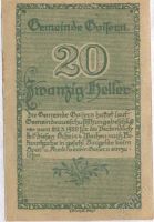 Лот: 1420212. Фото: 2. Австрия. Нотгельд. 20 геллер 1920г... Банкноты