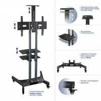 Лот: 14024254. Фото: 2. Мобильная стойка для LCD/LED и... Аксессуары