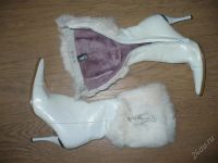 Лот: 202833. Фото: 3. Белые сапожки невесты зимние. Одежда, обувь, галантерея