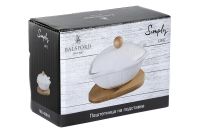 Лот: 25002280. Фото: 2. Паштетница с крышкой на подставке... Посуда, кухонная утварь