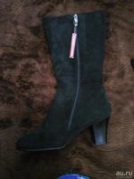 Лот: 8384098. Фото: 3. Сапоги замшевые 38 размер новые. Одежда, обувь, галантерея