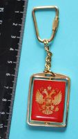 Лот: 11246892. Фото: 2. Латунный брелок с президнтом РФ... Значки, медали, жетоны